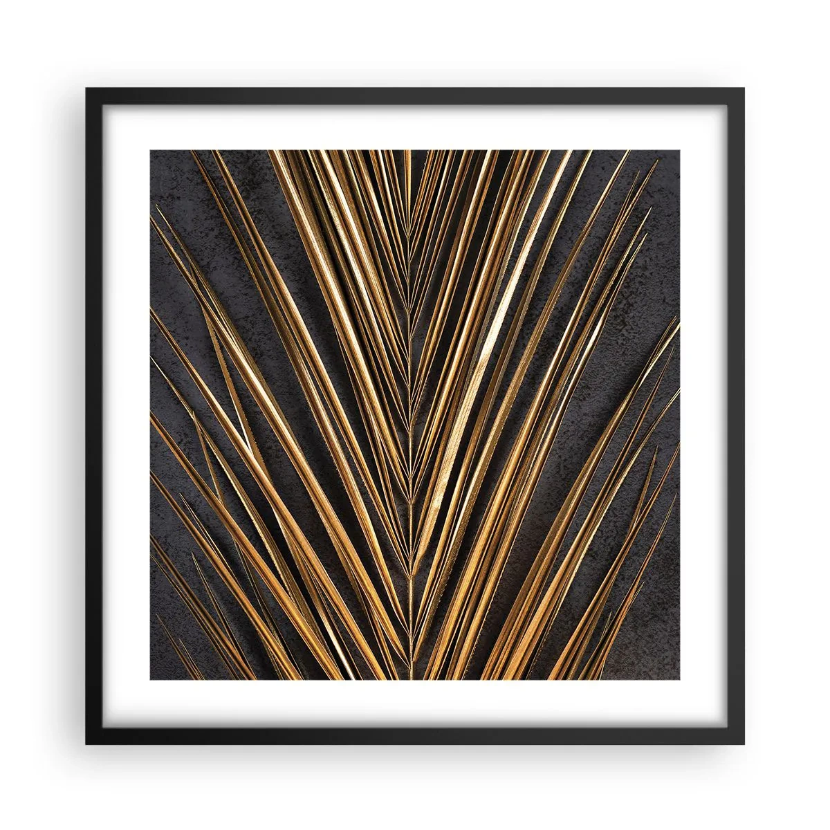 Poster in cornice nera - L'oro dei tropici - 50x50 cm