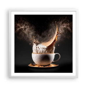 Poster in cornice bianca - Esplosione di sapore - 60x60 cm