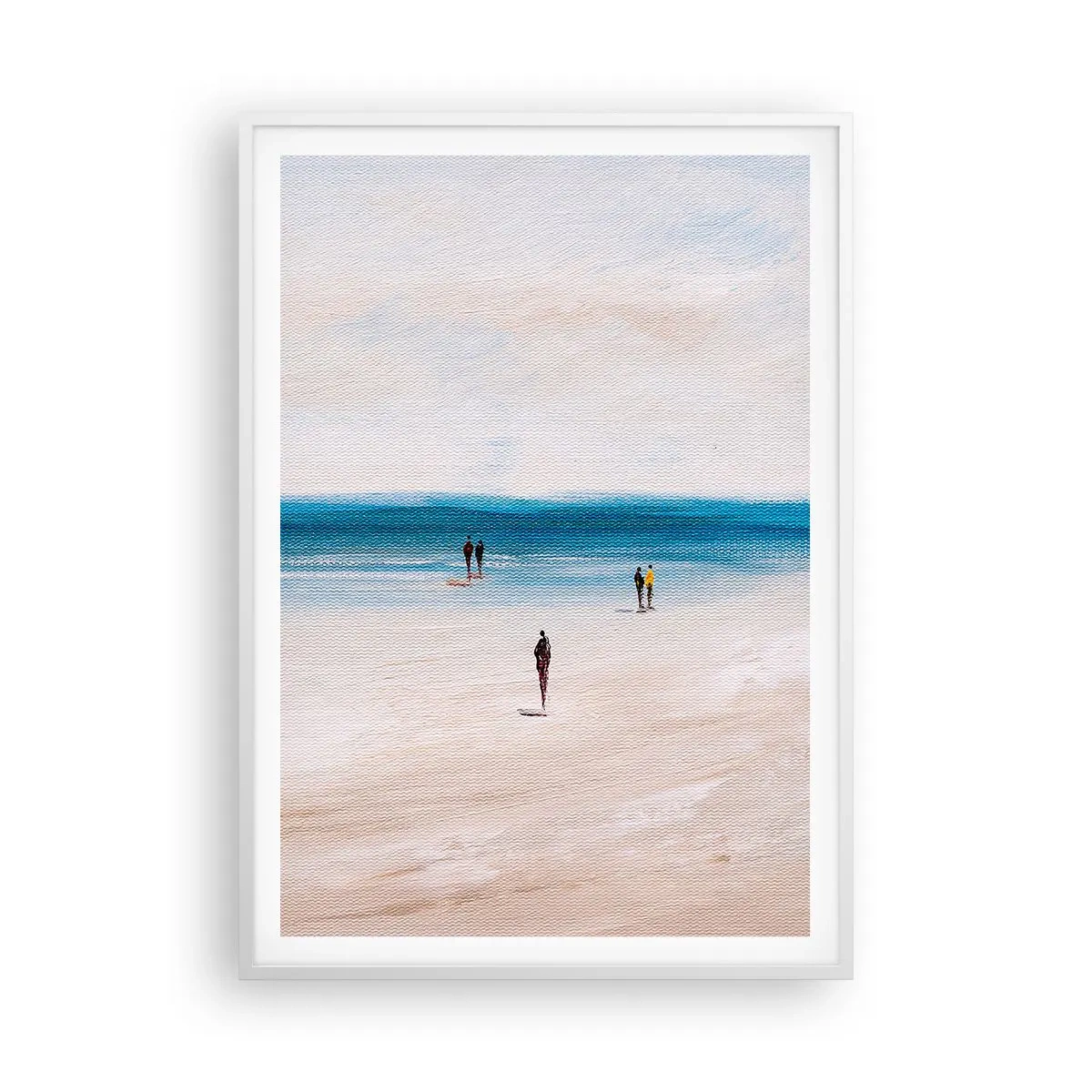 Poster in cornice bianca - Un bisogno naturale - 70x100 cm