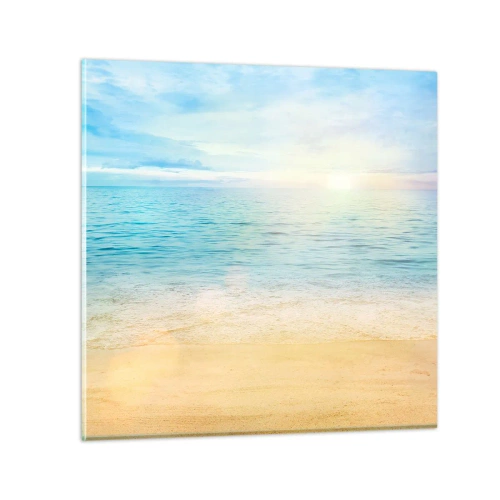 Quadro su vetro - Il grande blu - 30x30 cm