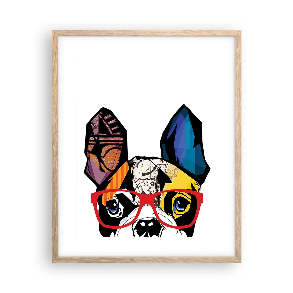 Poster in cornice rovere chiaro - Intellettuale - 40x50 cm