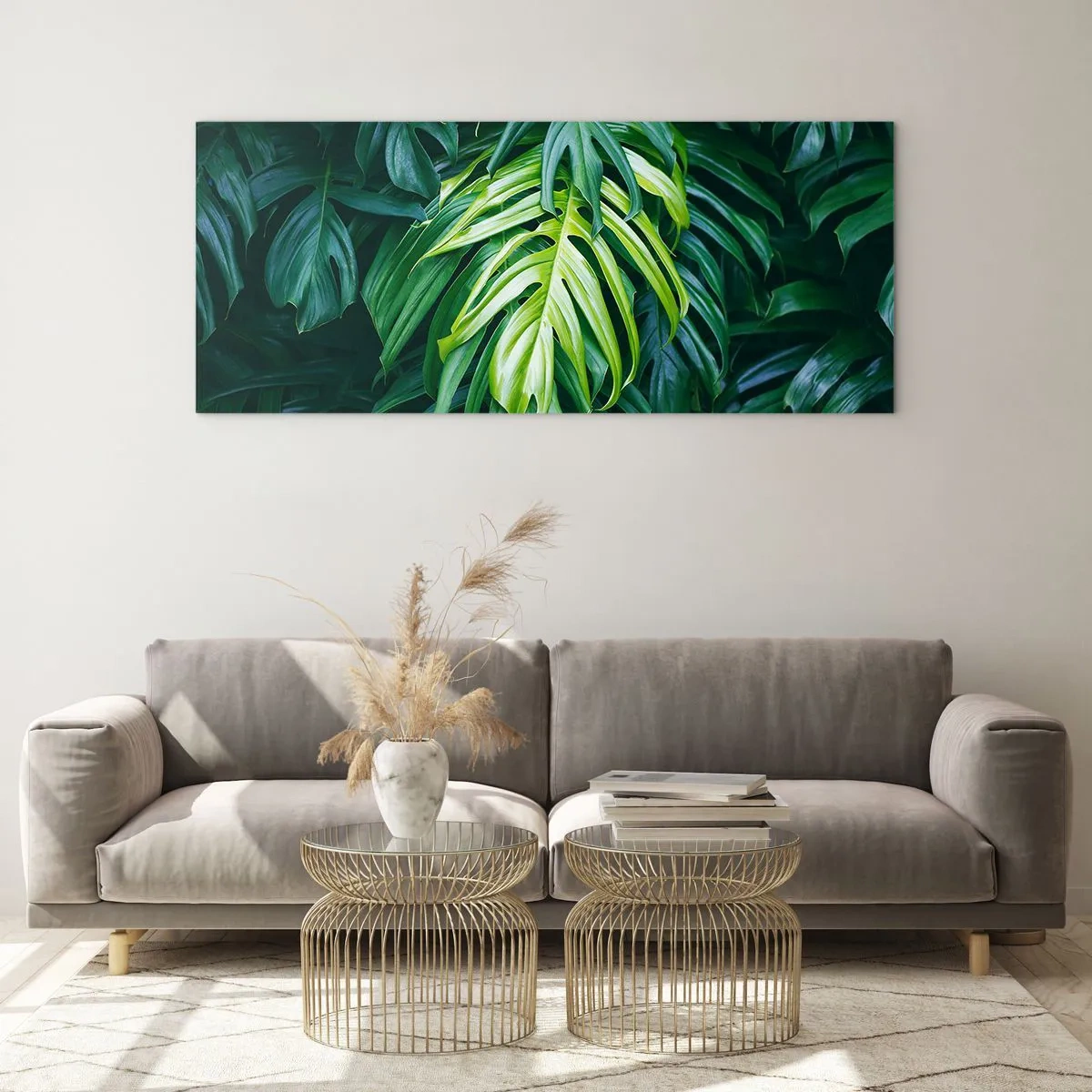 Quadro su vetro - Immergersi nella freschezza - 100x40 cm