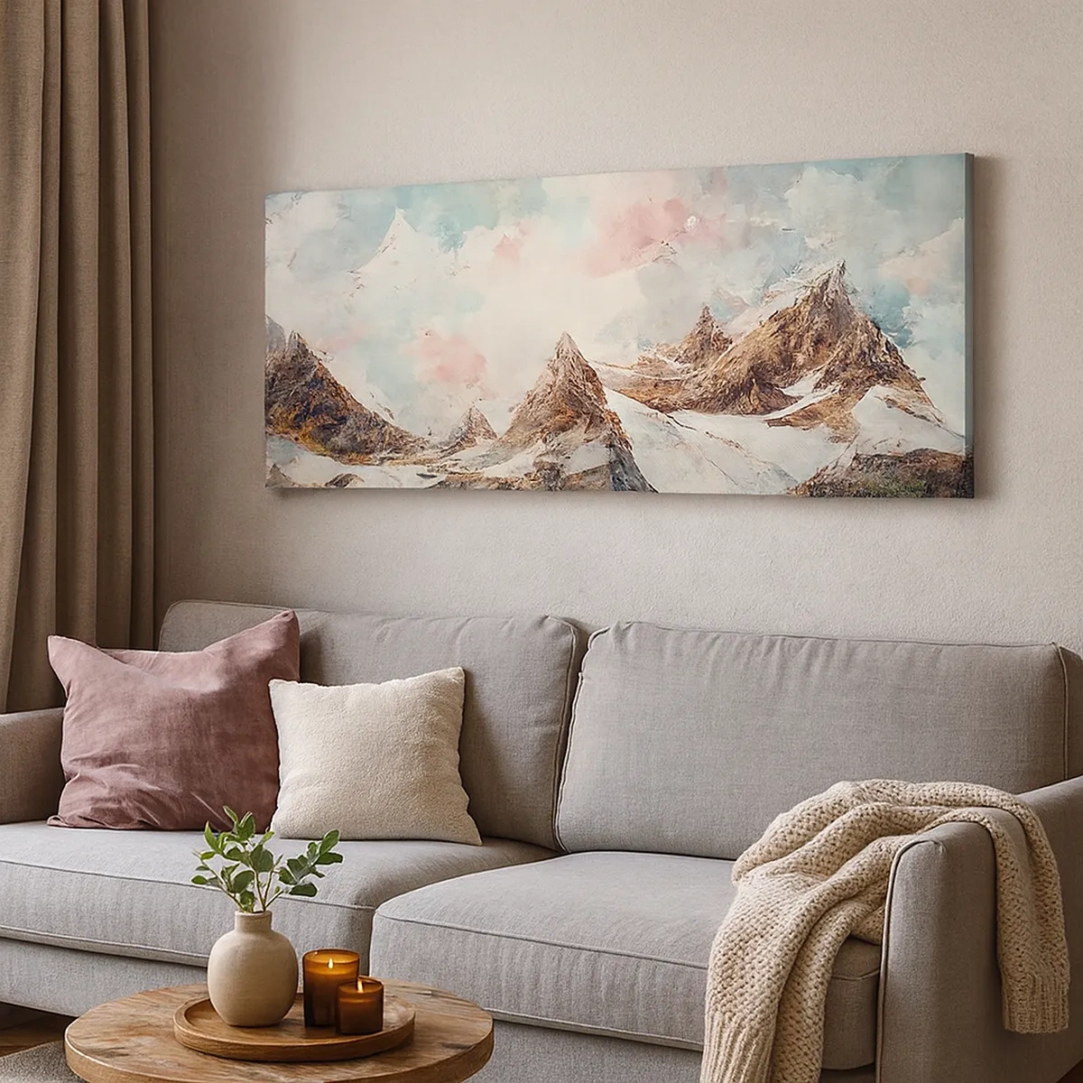 Quadro su tela - Stampe su Tela - Lame di roccia - 30x30 cm