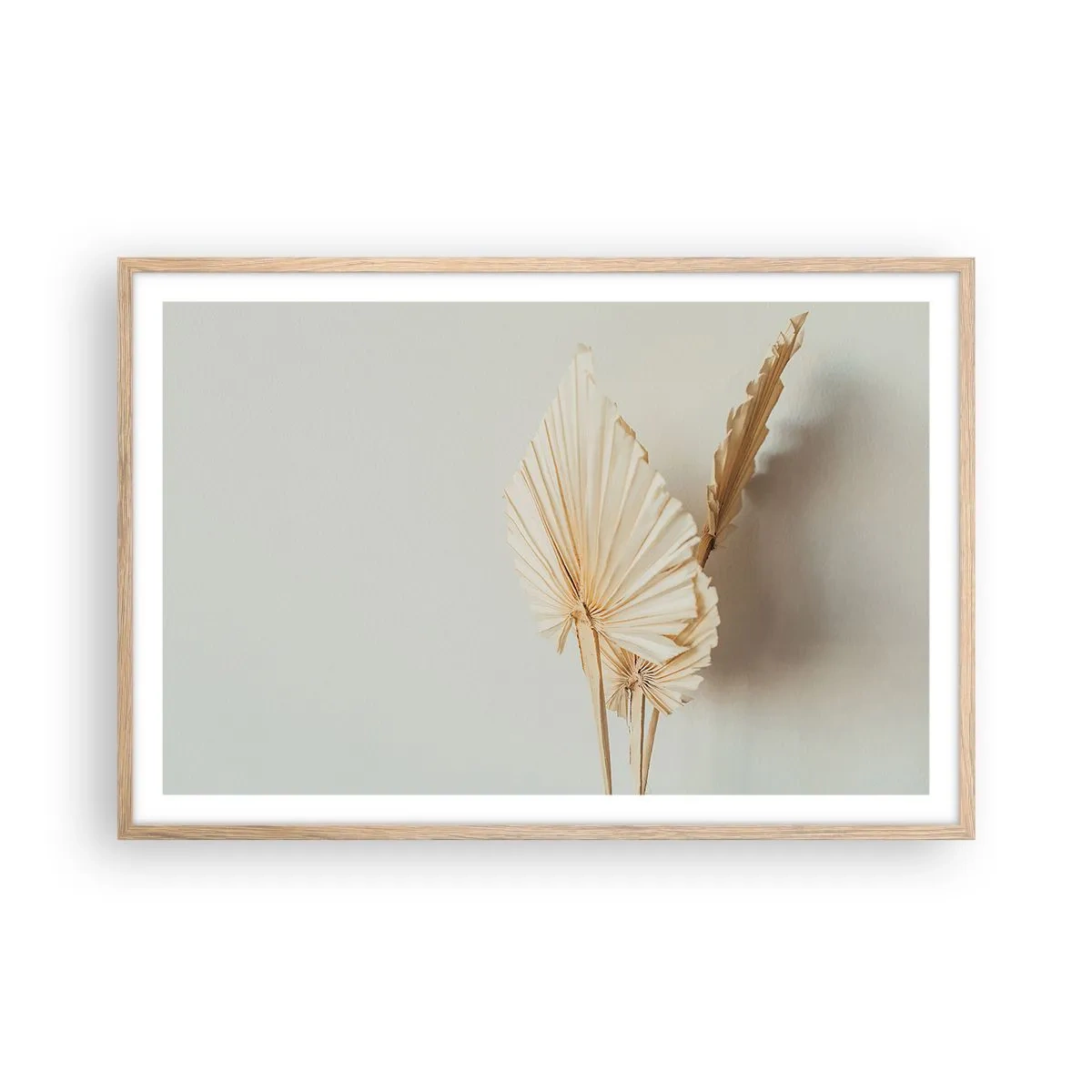 Poster in cornice rovere chiaro - Quando serve il sollievo - 91x61 cm