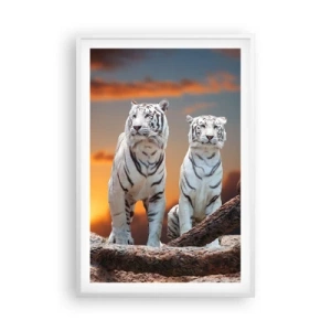 Poster in cornice bianca - Proprio come a Narnia - 61x91 cm