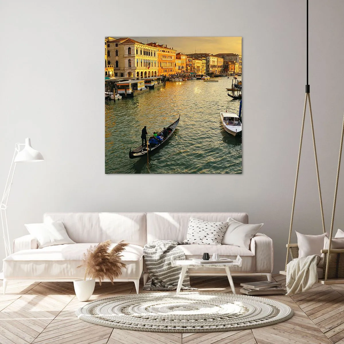 Quadro su tela - Stampe su Tela - Sul lato assolato della strada - 40x40 cm