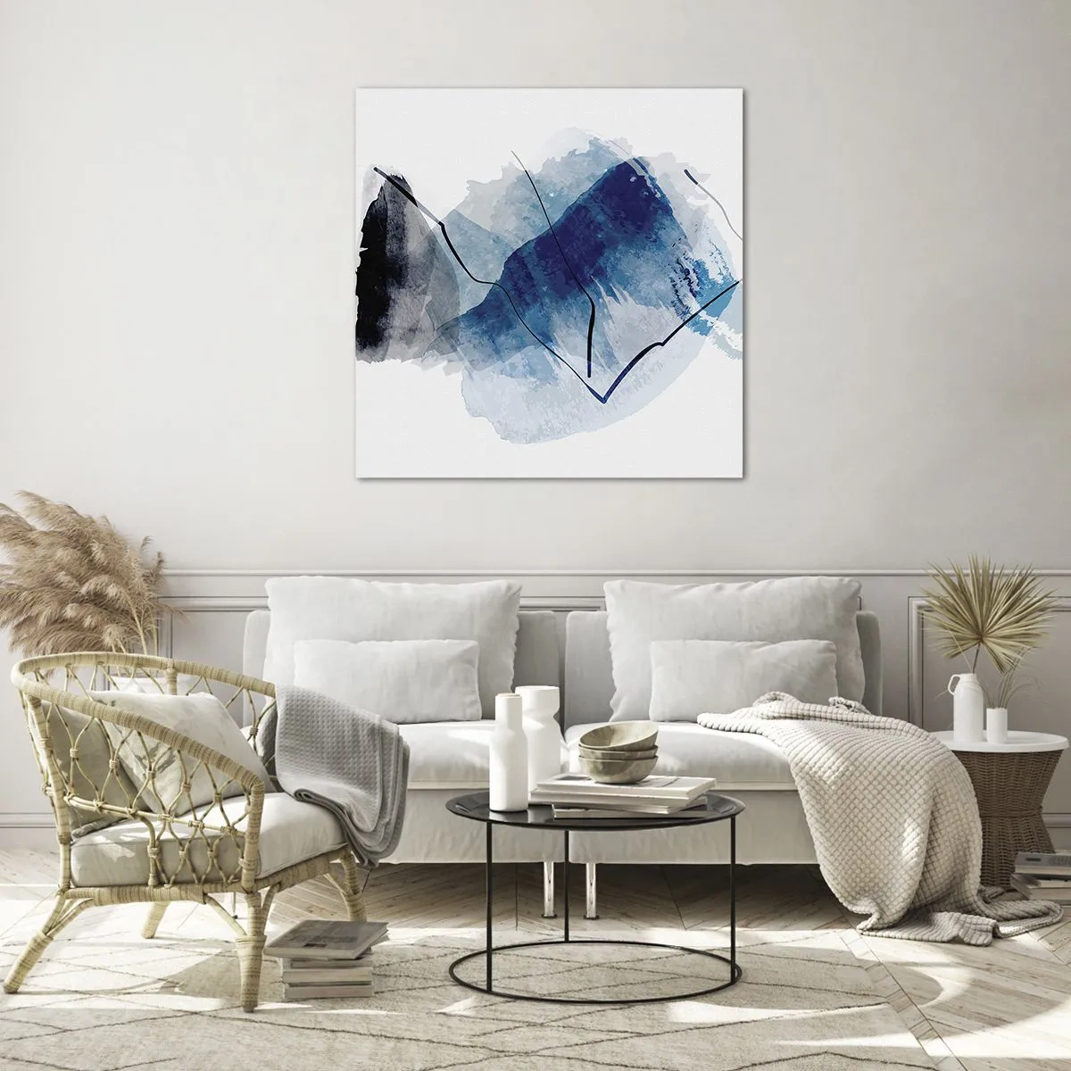 Quadro su vetro - Monte di ghiaccio - 40x40 cm