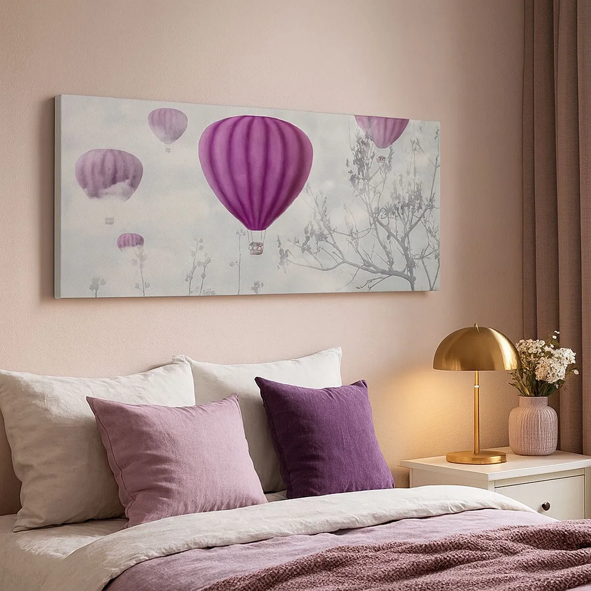 Quadro su tela - Stampe su Tela - Come navi nel cielo - 100x40 cm