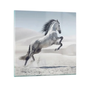 Quadro su vetro - Il principe arabo - 30x30 cm