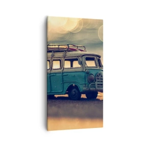 Quadro su tela - Stampe su Tela - La fine degli idoli: denaro e lavoro - 55x100 cm