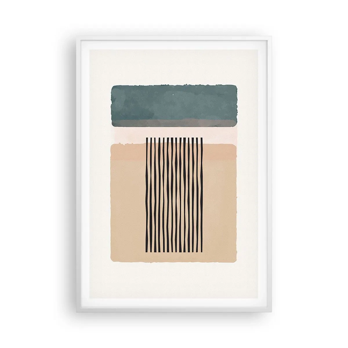 Poster in cornice bianca - Tutto a posto - 70x100 cm