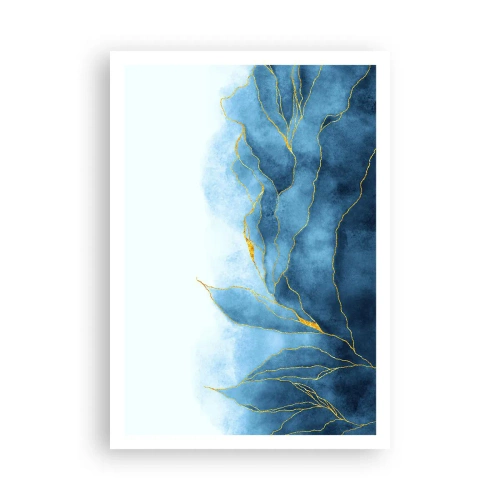 Poster - Blu nell'oro - 70x100 cm