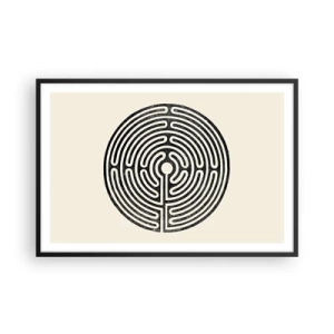 Poster in cornice nera - Ordine misterioso - 91x61 cm