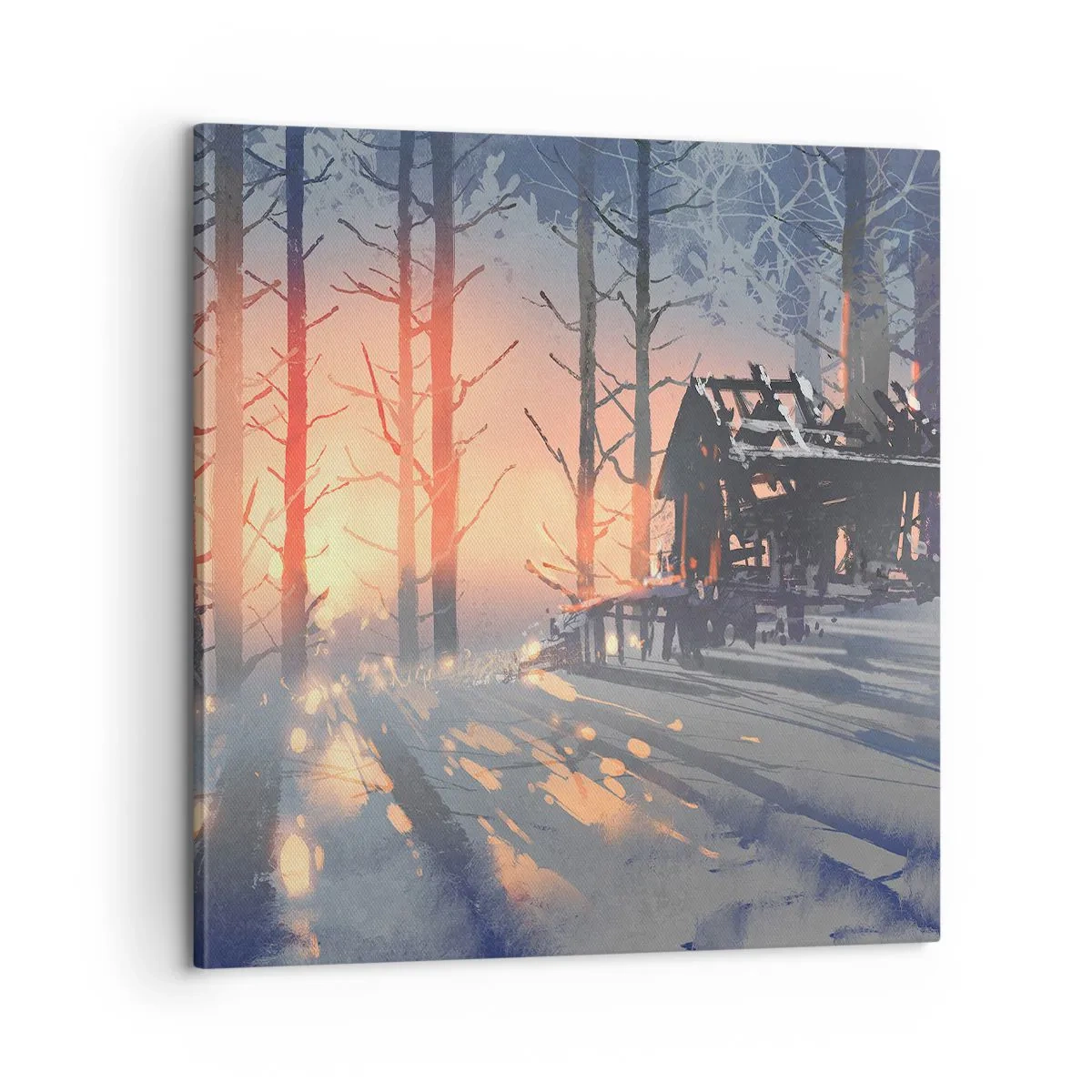 Quadro su tela - Stampe su Tela - Qui solamente il sole osserva - 60x60 cm