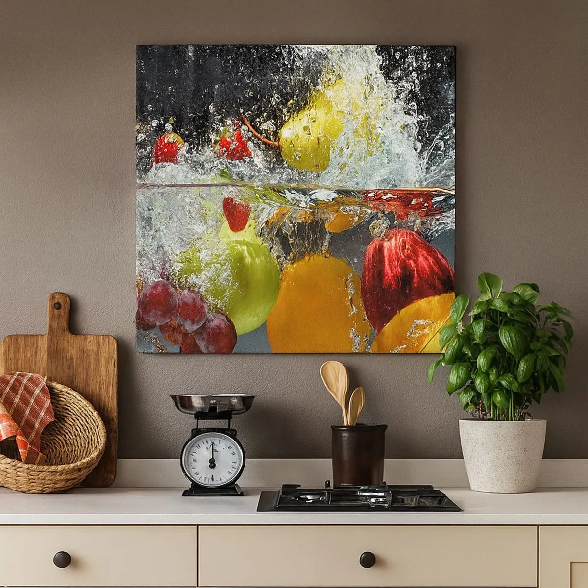 Quadro su tela - Stampe su Tela - Frutta rinfrescante - 30x30 cm