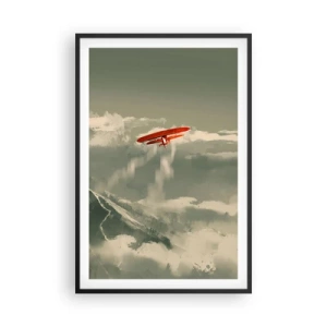Poster in cornice nera - Pioniere senza paura - 61x91 cm