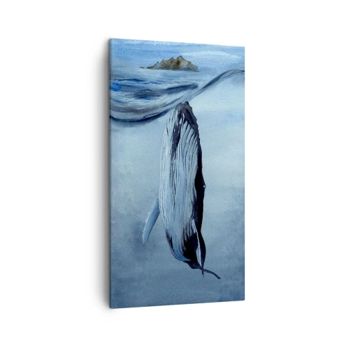 Quadro su tela - Stampe su Tela - I due mondi del nord - 45x80 cm