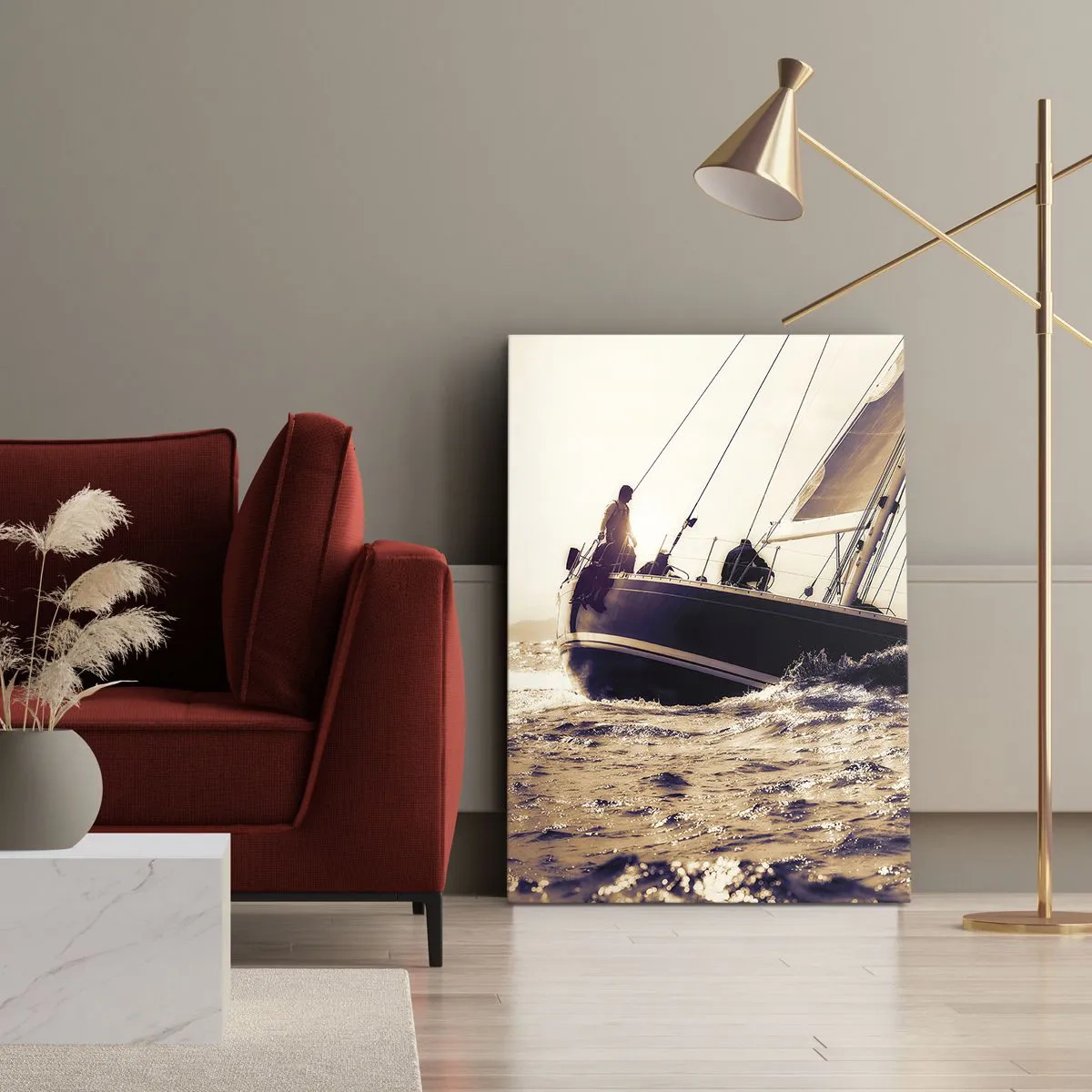 Quadro su tela - Stampe su Tela - Naviga, marinaio - 45x80 cm