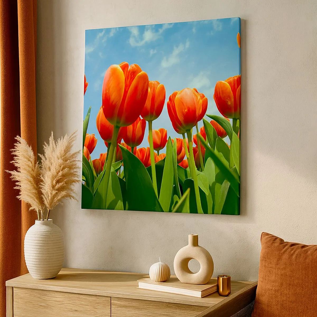 Quadro su tela - Stampe su Tela - A loro non serve nulla oltre al cielo azzurro - 30x30 cm