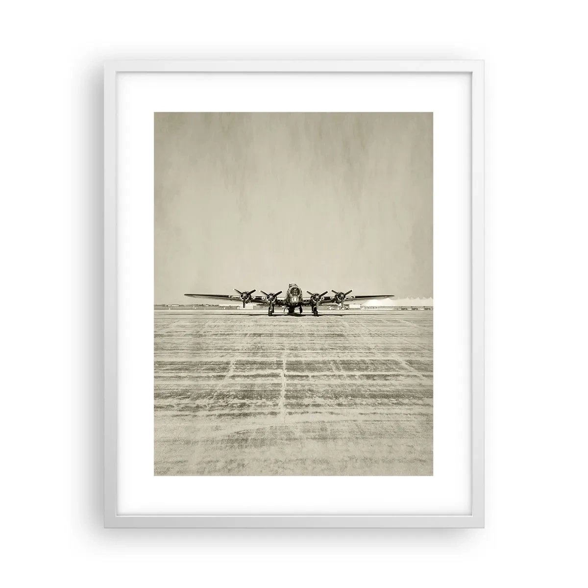 Poster in cornice bianca - Pronto come sempre - 40x50 cm