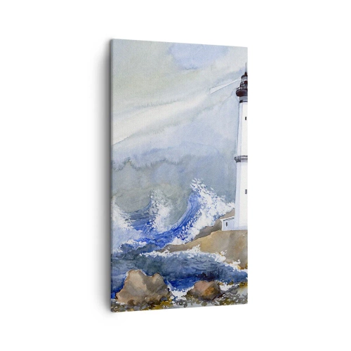 Quadro su tela - Stampe su Tela - Contro il buio e le burrasche - 45x80 cm