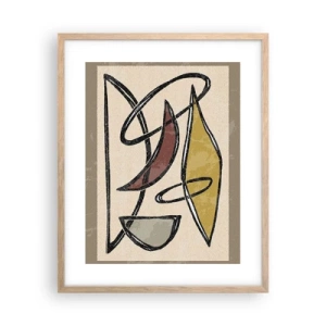 Poster in cornice rovere chiaro - Verticali e orizzontali - 40x50 cm