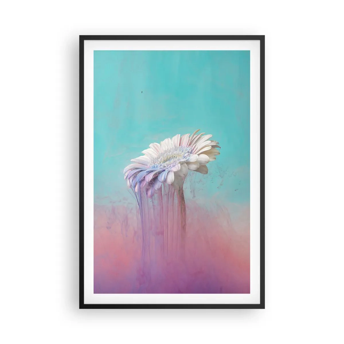 Poster in cornice nera - L'aldilà dei fiori - 61x91 cm