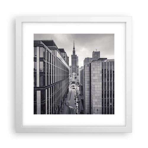 Poster in cornice bianca - La valle di Varsavia - 30x30 cm