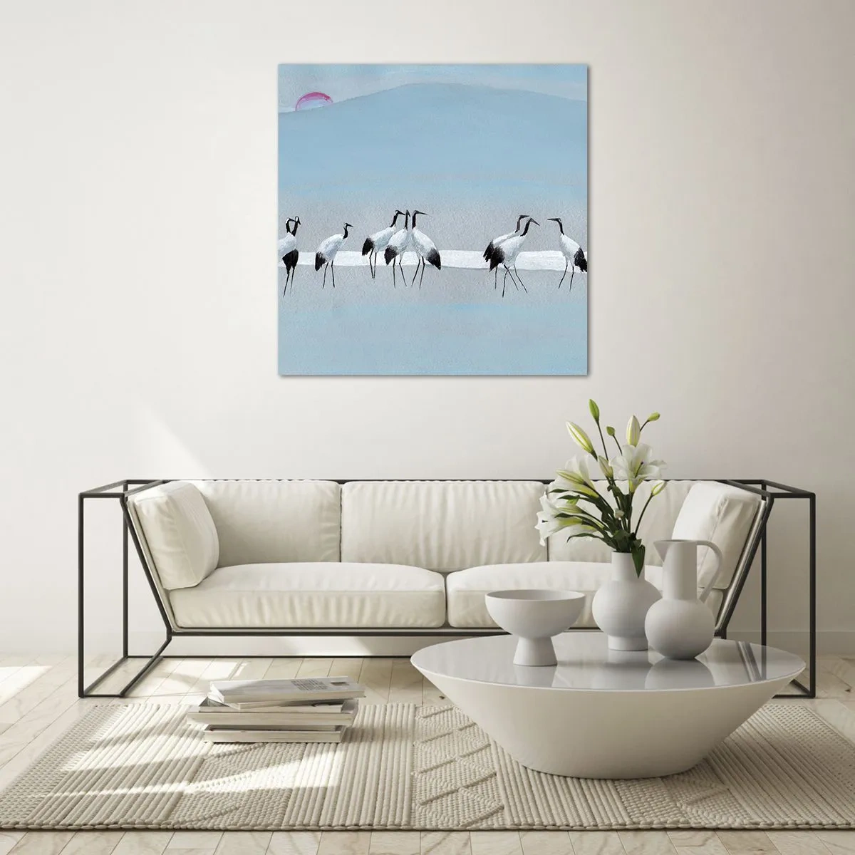 Quadro su vetro - Dopo un giorno rovente - 70x70 cm