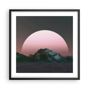 Poster in cornice nera - Nella galassia accanto - 50x50 cm