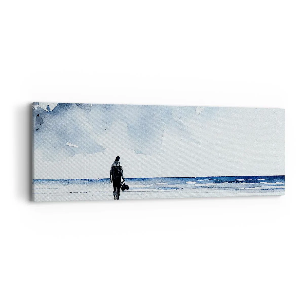 Quadro su tela - Stampe su Tela - Dialogo con il mare - 90x30 cm