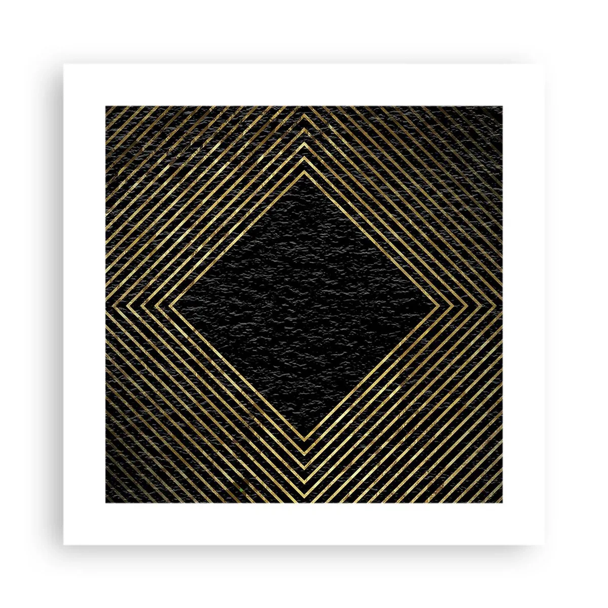 Poster - Geometria in stile glamour - 40x40 cm