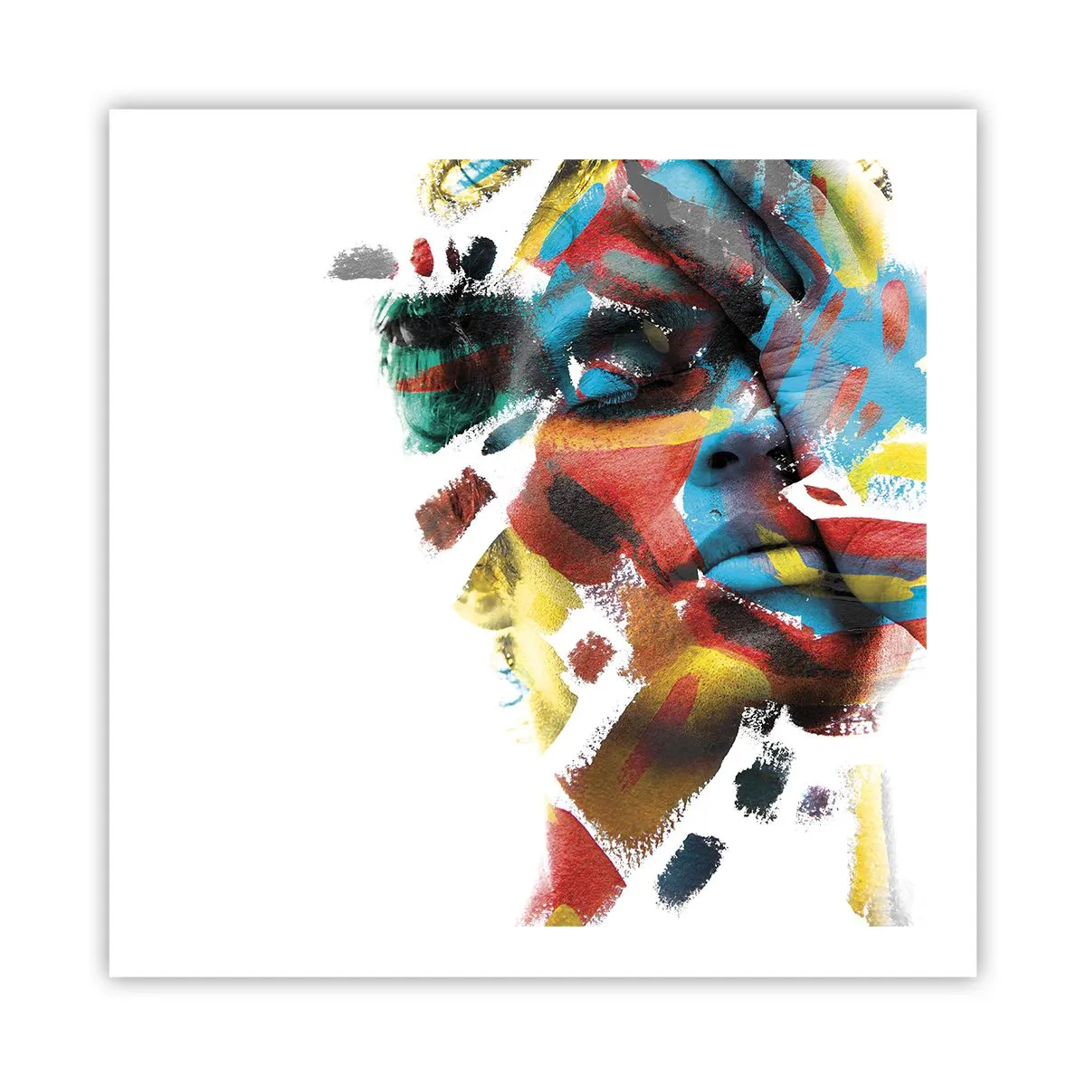 Poster - Personalità colorata - 60x60 cm