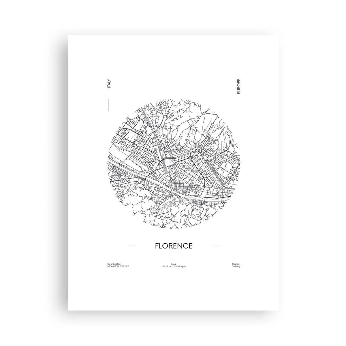 Poster - Anatomia di Firenze - 30x40 cm