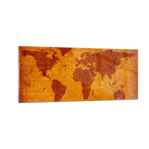 Quadro su vetro - Invito a viaggiare - 100x40 cm