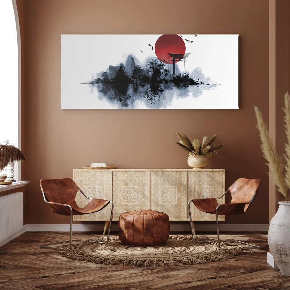 Quadro su tela - Stampe su Tela - Vista giapponese - 100x40 cm