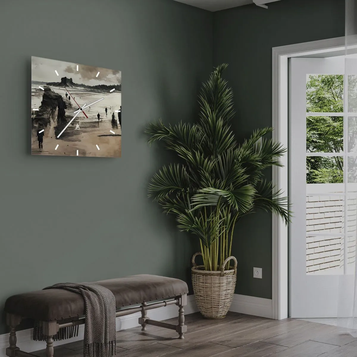 Orologio da parete - Orologio in Vetro - Convocati - 40x40 cm