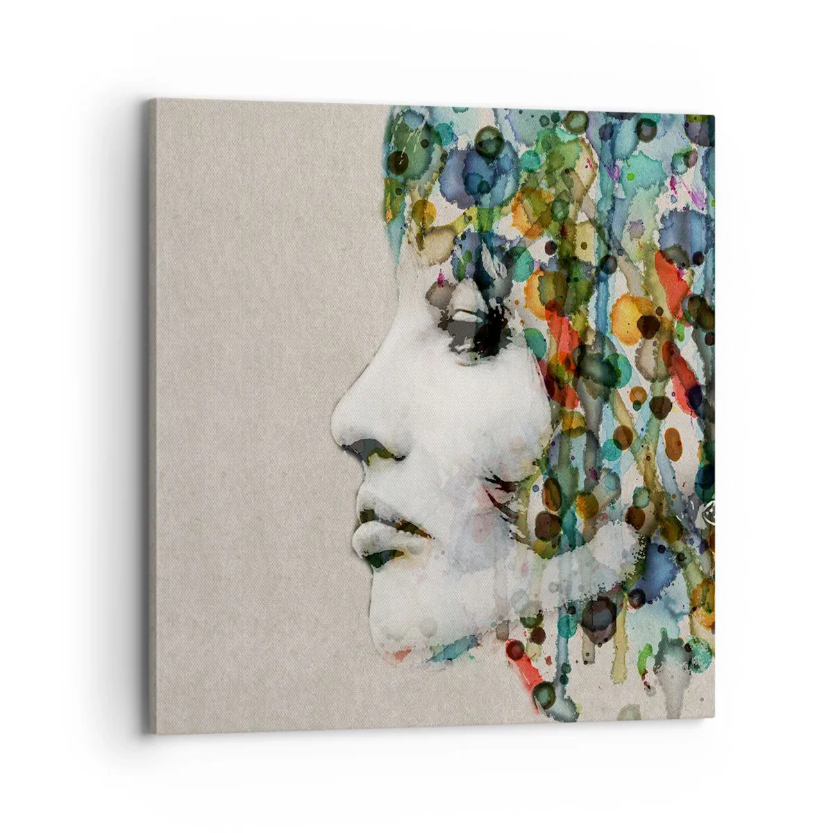 Quadro su tela - Stampe su Tela - Emersa dal grigio - 70x70 cm