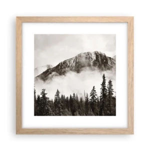 Poster in cornice rovere chiaro - Il sovrano di granito - 30x30 cm