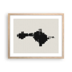 Poster in cornice rovere chiaro - Le vibrazioni della fantasia - 50x40 cm