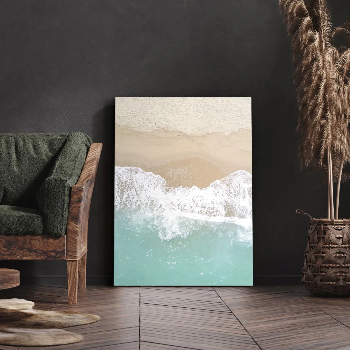 Quadro su tela - Stampe su Tela - Un tocco carezzevole - 45x80 cm