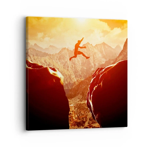 Quadro su tela - Stampe su Tela - Superare i confini - 30x30 cm
