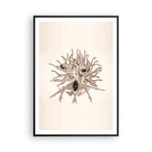 Poster in cornice nera - Fiorendo nella danza - 70x100 cm