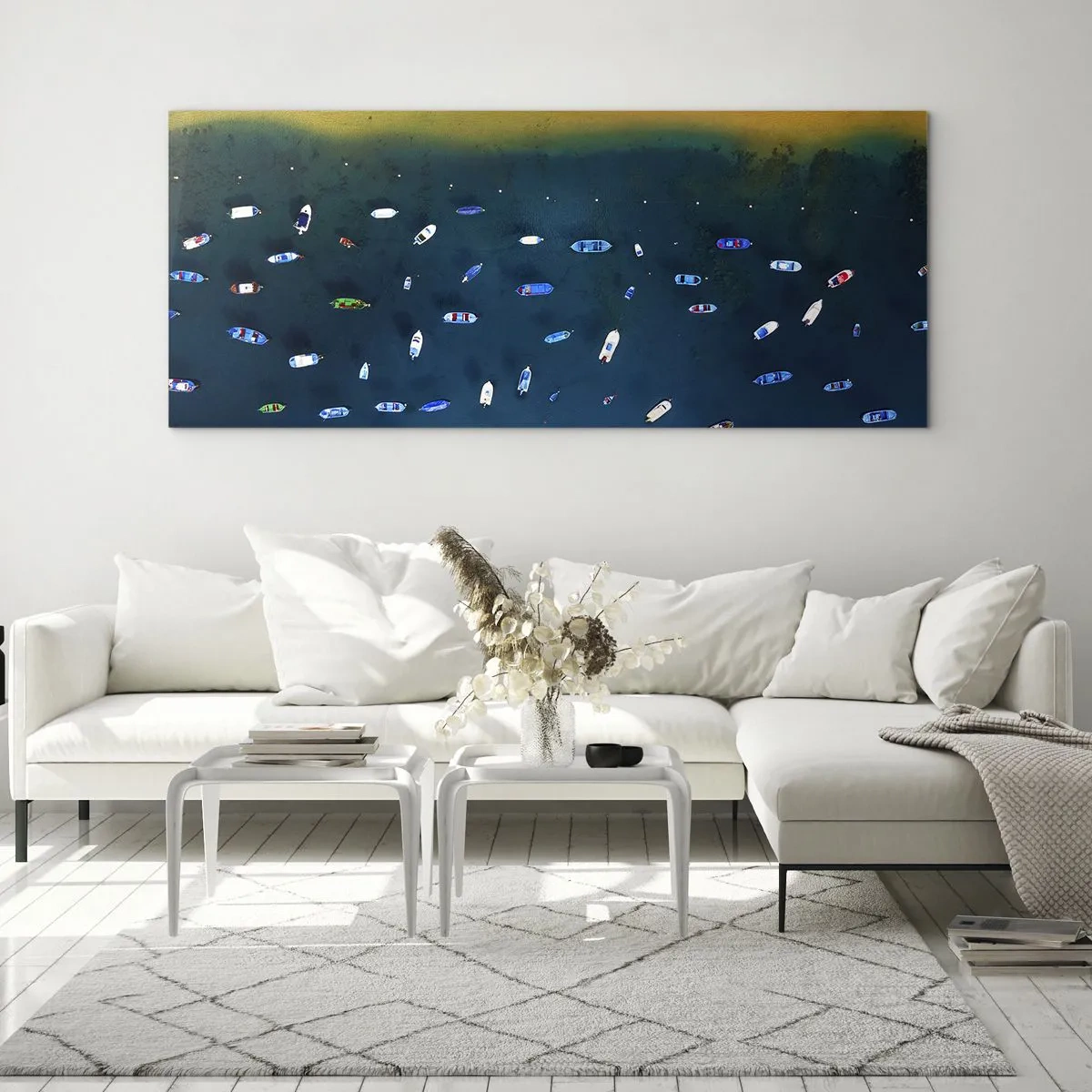 Quadro su vetro - Il gioco delle vacanze - 100x40 cm