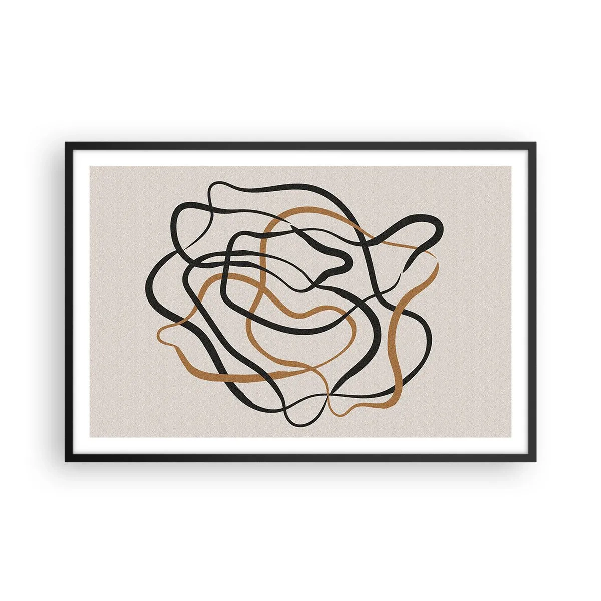 Poster in cornice nera - Tutto è andato storto - 91x61 cm