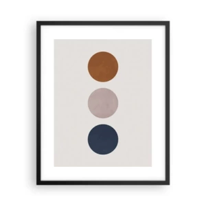 Poster in cornice nera - Simbolo di perfezione - 40x50 cm