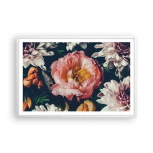 Poster in cornice bianca - Con fasto barocco - 91x61 cm