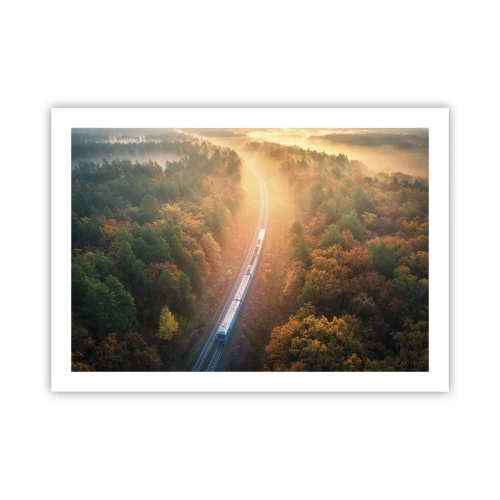 Poster - Viaggio autunnale - 70x50 cm