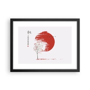 Poster in cornice nera - Conosci questo paese? - 40x30 cm