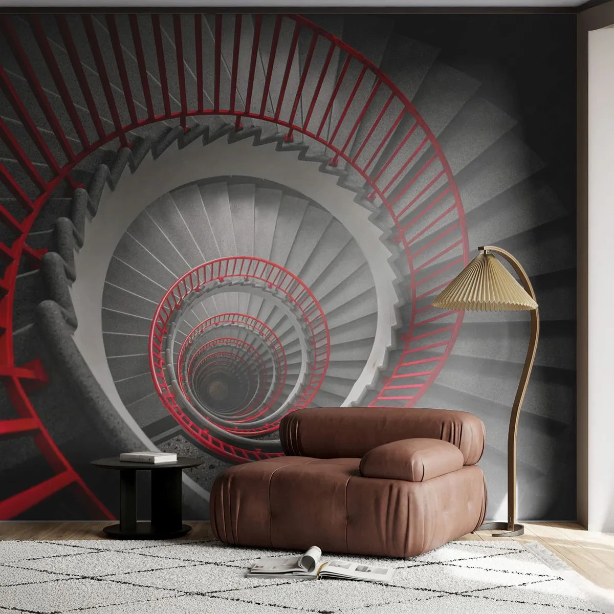 Fotomurali Premium Canvas - I giochi dell'architettura - Architettura, Scale, Industriale - 350x256 cm